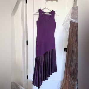 Prabal Gurung Violet Asymmetrical Dress